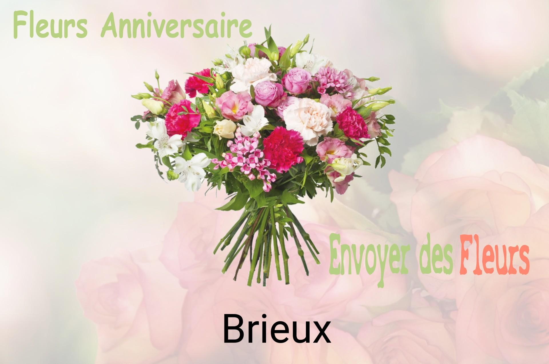 Bouquet de fleurs d’anniversaire livré à Brieux
